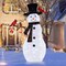 Lighted Christmas Snowman Decoration with 70 LED Lights Indoor Outdoor Holiday Decor